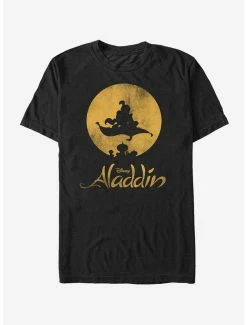 Best Pirce 👏 Boxlunch Disney Aladdin Magic Carpet Ride Silhouette T-Shirt 🥰