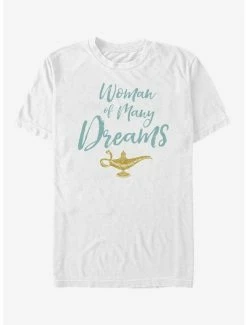 Cheap 🛒 Boxlunch Disney Aladdin 2019 👩 Woman Of Many Dreams Cursive T-Shirt ❤️