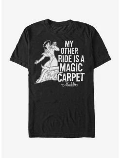 Best reviews of 😀 Boxlunch Disney Aladdin My Other Ride Is A Magic Carpet T-Shirt 🔔