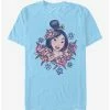 New 🌟 Boxlunch Disney Princess Floral Portrait T-Shirt 👏 -Boxlunch shop unnamed file 165