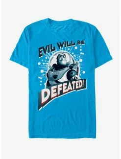 Deals 🤩 Boxlunch Disney Toy Story Buzz Lightyear Defeat Evil T-Shirt 😀