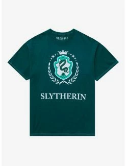 Coupon 🥰 Harry Potter Slytherin Tonal Crest T-Shirt - BoxLunch Exclusive 😍
