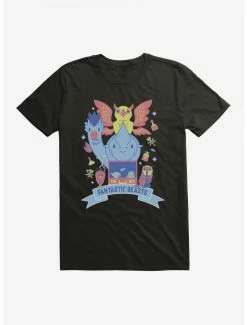 New 🤩 Boxlunch Fantastic Beasts And Where To Find Them Luggage Beasts T-Shirt 👍