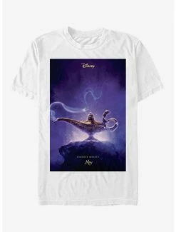 Budget ⭐ Boxlunch Disney Aladdin 2019 Aladdin Live Action Poster T-Shirt 👏