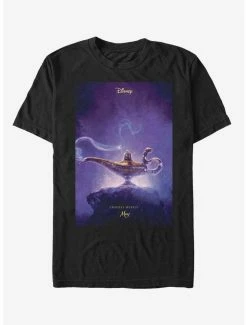 Best deal 🥰 Boxlunch Disney Aladdin 2019 Aladdin Live Action Poster T-Shirt ⭐