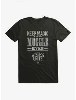 Cheapest 🎉 Boxlunch Harry Potter: Wizards Unite Muggle Eyes T-Shirt ⭐