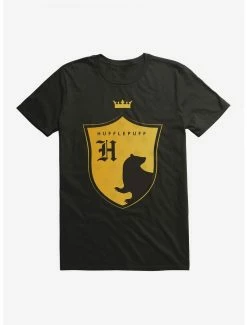 Promo 👍 Boxlunch Harry Potter Hufflepuff H Crest T-Shirt 🥰