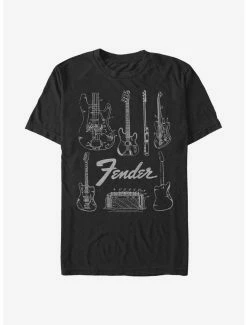 Coupon ✨ Boxlunch Fender Chart T-Shirt 🌟