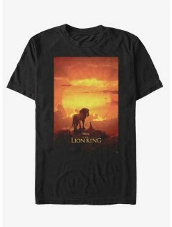 Promo 🛒 Boxlunch Disney The Lion King 2019 Pride Rock Poster T-Shirt 🎁